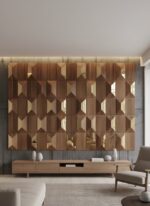 3D Mirror Wall Panel 08 - Image 5